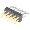 Samtec TSM Series Right Angle Surface Pin Header, 10 Contacts, 2.54 mm Pitch, 2 Row, Unshrouded TSM-105-01-L-DH