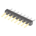 Samtec TSM Series Right Angle Surface Pin Header, 12 Contacts, 2.54 mm Pitch, 1 Row, Unshrouded TSM-112-01-L-SH