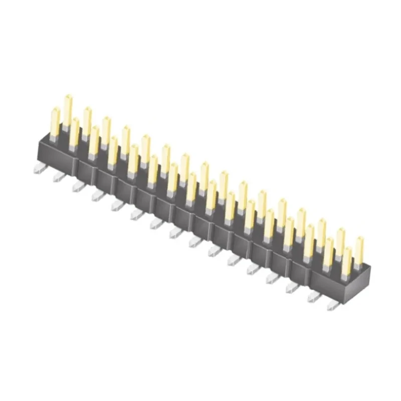 Samtec TSM Series Straight Surface Pin Header, 32 Contacts, 2.54 mm Pitch, 2 Row, Unshrouded TSM-116-01-L-DV