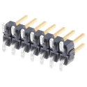 Samtec TSM Series Straight Surface Pin Header 14 Contacts 2.54 mm Pitch 2 Row Unshrouded TSM-107-01-L-DV