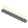 Samtec TSM Series Straight Surface Pin Header, 12 Contacts, 2.54 mm Pitch, 1 Row, Unshrouded TSM-112-02-L-SV