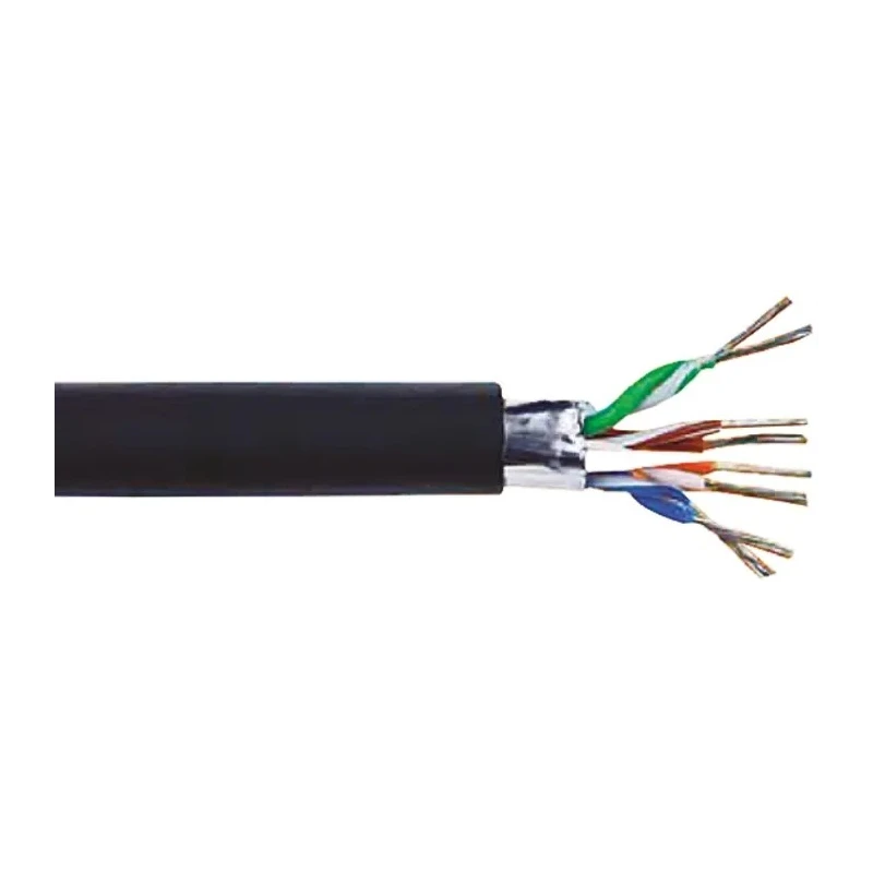 Alpha Wire Xtra-Guard Industrial Ethernet Performance Cable Cat5e Screened Thermoplastic Elastomer Jacket 152m 75021 BK002