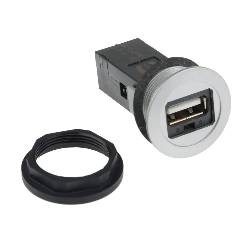 HARTING Straight Panel Female USB 2.0 Connector 1 Port 5A IP20 09454521901