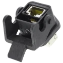 HARTING Han 3A RJ45 Series Cat6 Shielded Female Panel Mount RJ45 Connector, Straight, 1 Port 8 Way RJ45