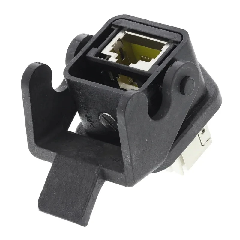HARTING Han 3A RJ45 Series Cat6 Shielded Female Panel Mount RJ45 Connector, Straight, 1 Port 8 Way RJ45