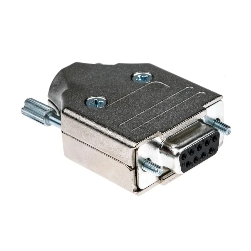MH Connectors D-Sub 9 Way Straight Steel Housing Connector 250V 5A MHDM9-DB9S-K
