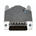 MH Connectors 15 Way Straight D-Sub Connector Steel Housing 250V 5A MHDTZK15-DB15P-K