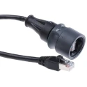 Bulgin Buccaneer Series RJ45 Connector Male Cable Cat5e S/FTP Shield Straight 1 Port 8 Way PXP6037/5M00