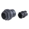 Bulgin Industrial Circular Connector Male Plug, 2 Contacts, Front Mount, Standard Size, IP66 IP68 IP69K PXP6012/02P/ST