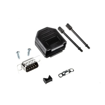 MH Connectors 9 Way Straight D-Sub Connector 250V 5A Polyamide Housing MHDPPK9-DB9P-K