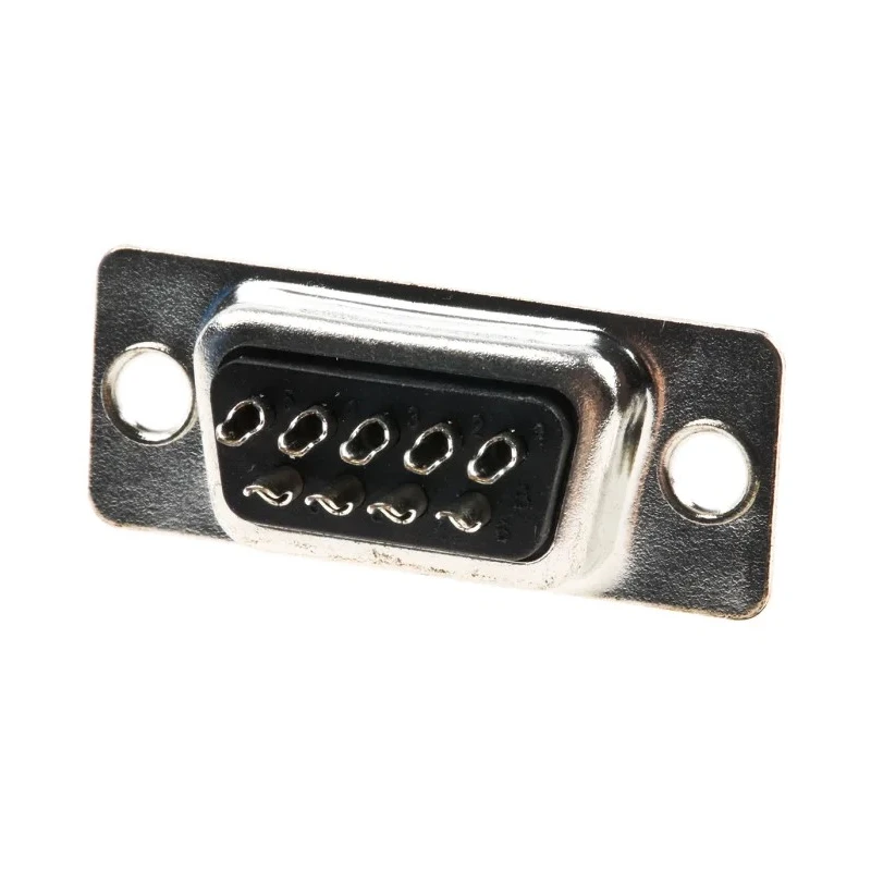 MH Connectors 9 Way Straight D-Sub Connector 250V 5A Polyamide Housing MHDPPK9-DB9P-K