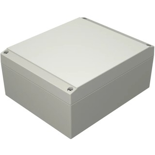 Rose Aluform Series Die Cast Aluminium Enclosure IP66 IK09 Grey Lid 180 mm x 180 mm x 150 mm IP66