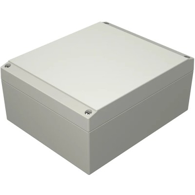 Rose Aluform Series Die Cast Aluminium Enclosure IP66 IK09 Grey Lid 180 mm x 180 mm x 150 mm IP66