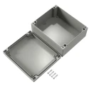 Rose Aluform Series Die Cast Aluminium Enclosure IP66 IK09 Grey Lid 180 mm x 180 mm x 150 mm IP66