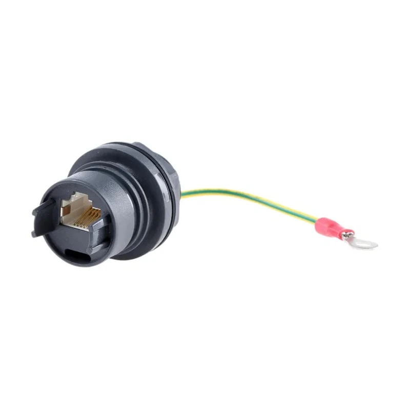 Bulgin Buccaneer Series 1 Port RJ45 Male STP Ethernet Coupler, Cat5e PXP6033TP/E