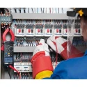 Chauvin Arnoux Clamp Meter, F205 Model, 900 A DC, 1400 V DC, 1000 V AC, True RMS, CAT III, CAT IV P01120925