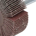 3M Abrasive Flap Wheel Aluminium Oxide 50 mm Diameter, P60 Grit, 20 mm Face Width, 6 mm Shank, 339 Series FC110075692