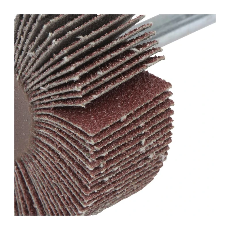 3M Abrasive Flap Wheel Aluminium Oxide 50 mm Diameter, P60 Grit, 20 mm Face Width, 6 mm Shank, 339 Series FC110075692
