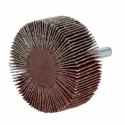 3M Abrasive Flap Wheel Aluminium Oxide 50 mm Diameter, P60 Grit, 20 mm Face Width, 6 mm Shank, 339 Series FC110075692
