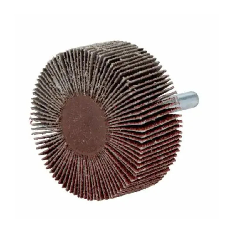 3M Abrasive Flap Wheel Aluminium Oxide 50 mm Diameter, P60 Grit, 20 mm Face Width, 6 mm Shank, 339 Series FC110075692