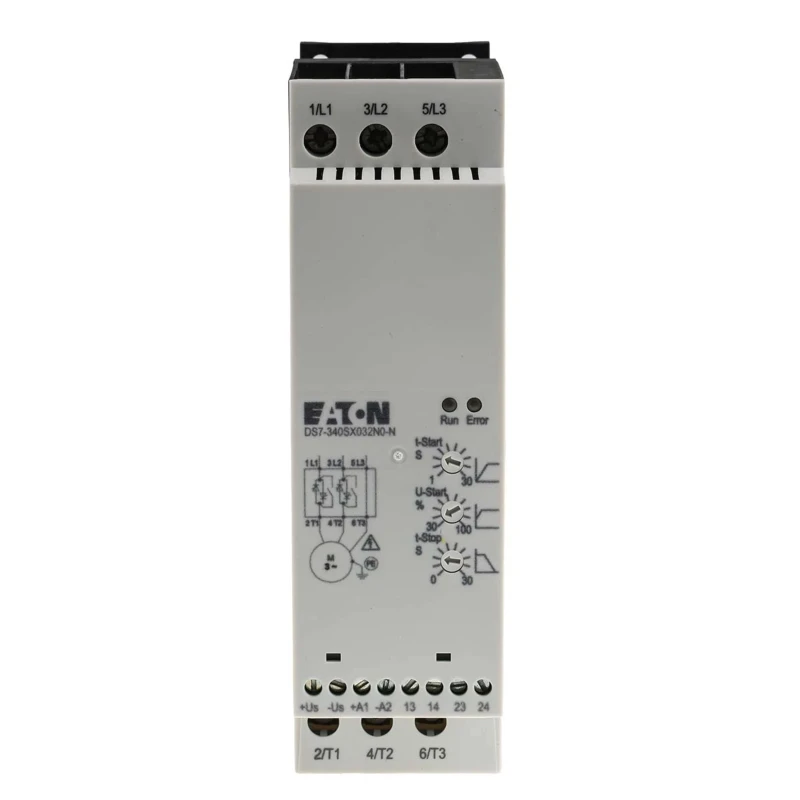 Eaton DS7 Soft Starter 460V AC, 15 kW, 3 Phase, DIN Rail Mounting, IP20 DS7-340SX032N0-N