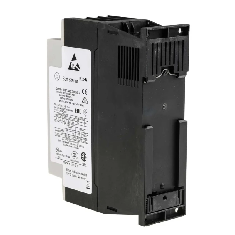 Eaton DS7 Soft Starter 460V AC, 15 kW, 3 Phase, DIN Rail Mounting, IP20 DS7-340SX032N0-N