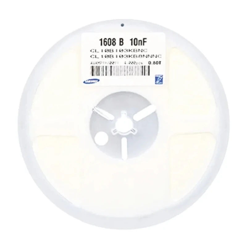 Samsung Electro-Mechanics 18 pF 50V dc Multilayer Ceramic Capacitor C0G Dielectric Surface Mount 0603 Package CL10C180JB8NNNC