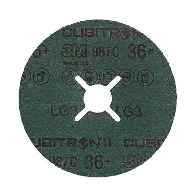 3M Cubitron II Aluminium Oxide Grinding Disc 125 mm P36 Grit 3M 987C diam 125, 36+