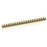 Samtec BBS Series Straight Through Hole Pin Header 20 Contacts 2.54 mm Pitch 1 Row Unshrouded BBS-120-G-A