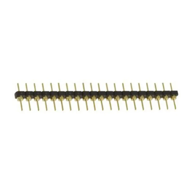Samtec BBL Series Straight Through Hole Pin Header, 20 Contacts, 2.54 mm Pitch, 1 Row, Unshrouded BBL-120-G-E