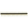 Samtec BBL Series Straight Through Hole Pin Header, 20 Contacts, 2.54 mm Pitch, 1 Row, Unshrouded BBL-120-G-E