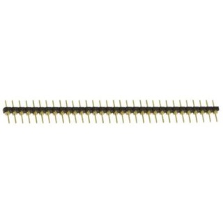Samtec BBL Series Straight Through Hole Pin Header, 32 Contacts, 2.54 mm Pitch, 1 Row, Unshrouded BBL-132-G-F