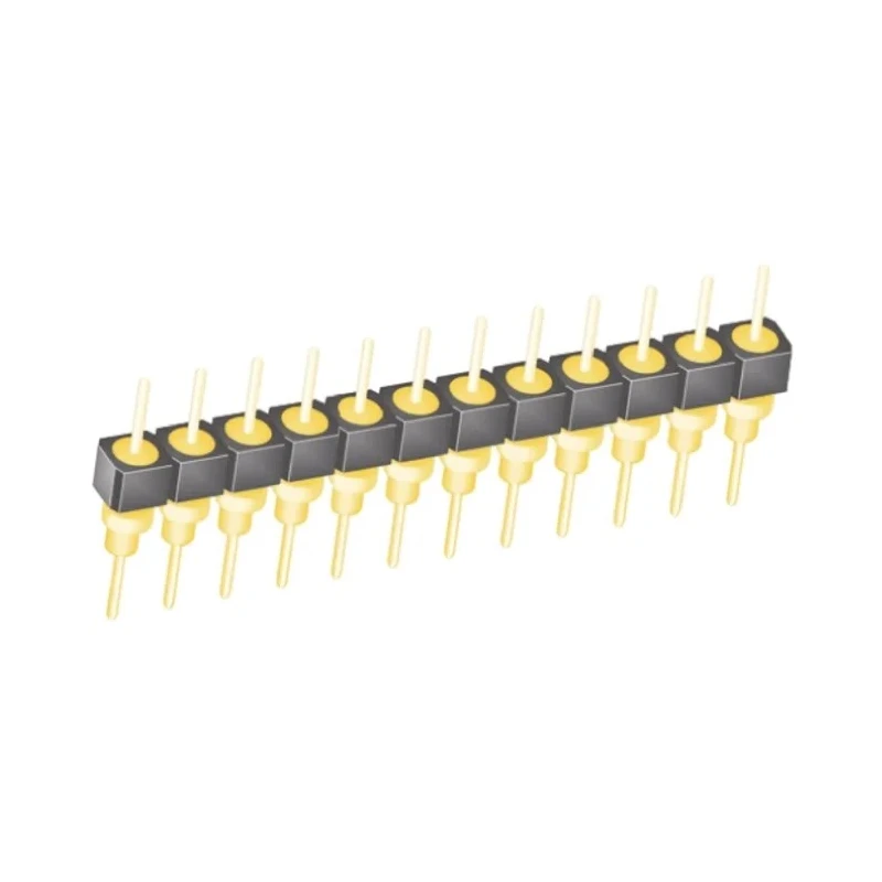 Samtec BBS Series Straight Through Hole Pin Header 12 Contacts 2.54 mm Pitch 1 Row Unshrouded BBS-112-G-A