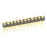 Samtec BBS Series Straight Through Hole Pin Header 12 Contacts 2.54 mm Pitch 1 Row Unshrouded BBS-112-G-A