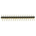 Samtec BBL Series Straight Through Hole Pin Header 18 Contacts 2.54 mm Pitch 1 Row Unshrouded BBL-118-G-E