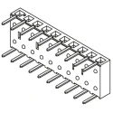 Samtec BCS Series Right Angle Through Hole PCB Socket 10-Contact 1 Row 2.54 mm Pitch 450V BCS-110-L-S-HE