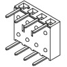 Samtec BCS Series Right Angle Through Hole PCB Socket 4-Contact 1 Row 2.54 mm Pitch BCS-104-L-S-HE