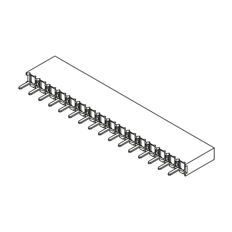 Samtec BCS Series Straight Through Hole 16-Contact 1 Row 2.54mm Pitch PCB Socket BCS-116-L-S-TE