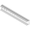 Samtec BCS Series Right Angle Through Hole PCB Socket, 26-Contact, 1 Row, 2.54 mm Pitch, 450V, 5.9A BCS-126-L-S-HE