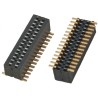 Samtec CLE Series Straight Surface PCB Socket, 100-Contact, 2 Row, 1.2 mm Pitch, Solder Termination CLE-150-01-G-DV