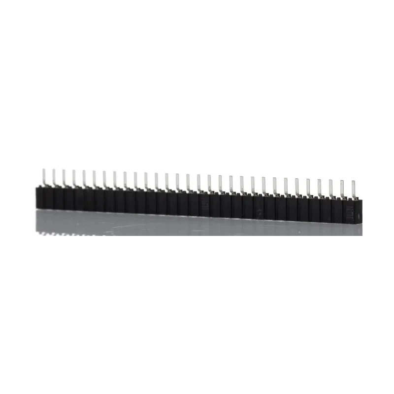 Samtec CES Series 30-Contact 1 Row 2.54 mm Pitch Through Hole PCB Socket, 12A Current Rating CES-130-01-T-S