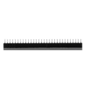 Samtec CES Series 30-Contact 1 Row 2.54 mm Pitch Through Hole PCB Socket, 12A Current Rating CES-130-01-T-S