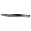 Samtec CES Series 30-Contact 1 Row 2.54 mm Pitch Through Hole PCB Socket, 12A Current Rating CES-130-01-T-S
