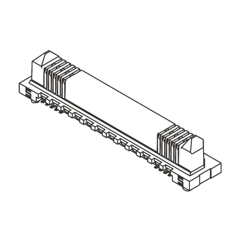 Samtec ERM8 Series Straight Surface PCB Header 60 Contacts 0.8 mm Pitch 2 Row Shrouded ERM8