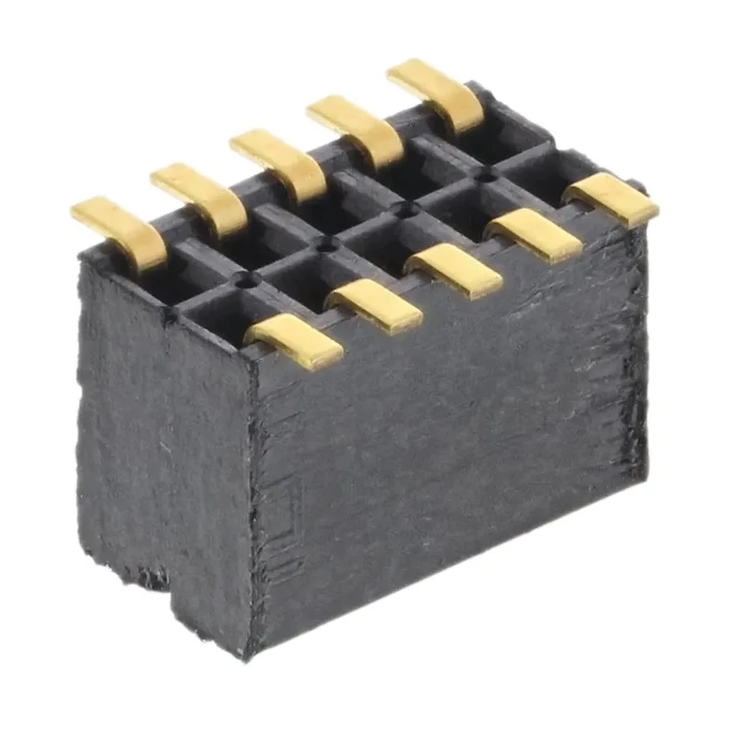 Samtec FLE Series Straight Surface PCB Socket 10-Contact 2 Row 1.27 mm Pitch Surface Mount FLE-105-01-G-DV