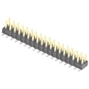 Samtec TSM Series Straight Surface Mount Unshrouded Pin Header, 36 Contacts, 2.54 mm Pitch, 2 Row, 7A, 475V TSM-118-01-L-DV