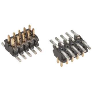 Samtec PCB Pin Header, FTMH Series, Straight Surface Mount, 40 Contacts, 1 mm Pitch, 2 Row, Unshrouded FTMH-120-03-L-DV