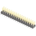 Samtec TSM Series Straight Surface Pin Header 36 Contacts 2.54 mm Pitch 2 Row Unshrouded TSM-118-02-L-DV