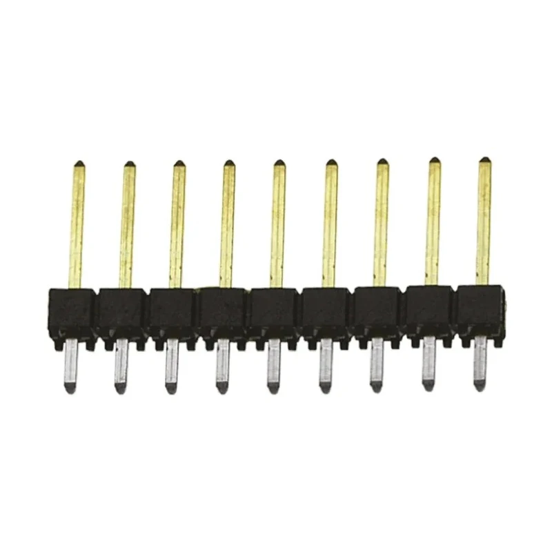 Samtec TSW Series Straight Through Hole Pin Header 9 Contacts 2.54 mm Pitch 1 Row Unshrouded TSW-109-14-L-S