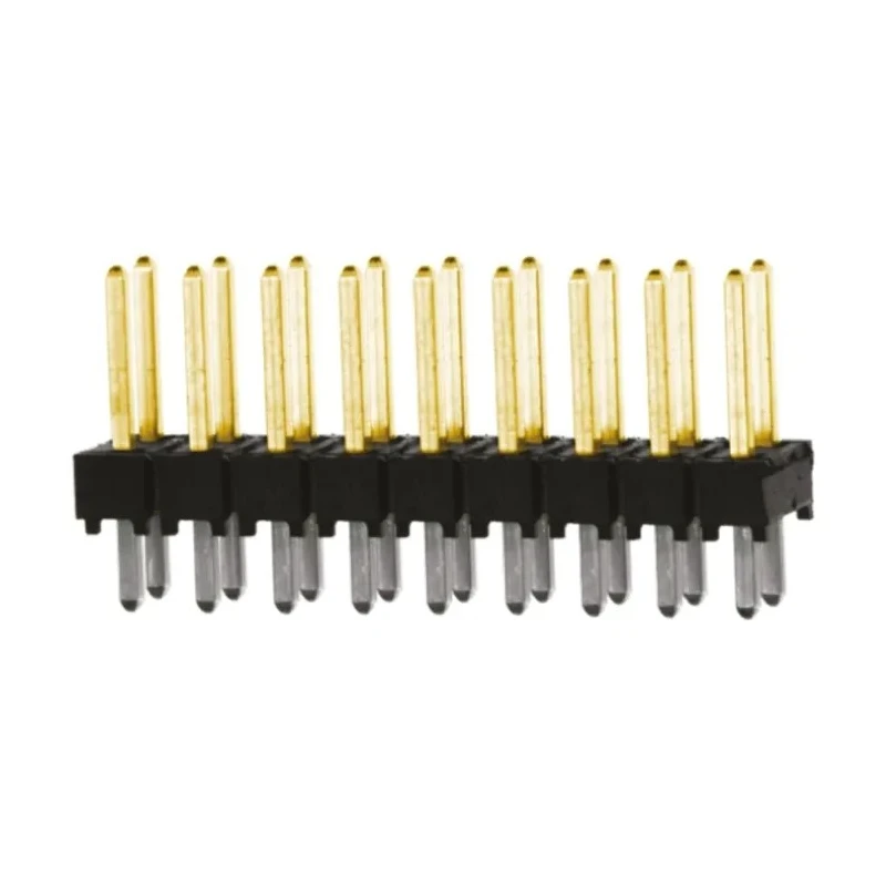 Samtec TSW Series Straight Through Hole Pin Header 18 Contacts 2.54 mm Pitch 2 Row Unshrouded TSW-109-07-L-D
